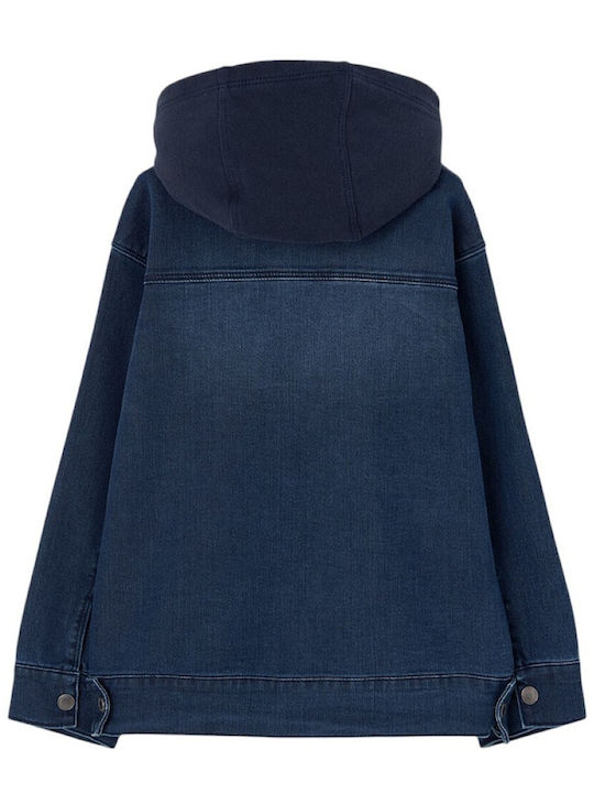Kinderjacken & Winterjacken Denim Kurze mit Kapuze Blau