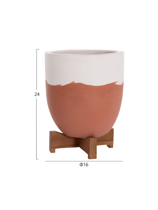 HomeMarkt Σετ 2 Γλάστρες Πήλινες Τερακότα