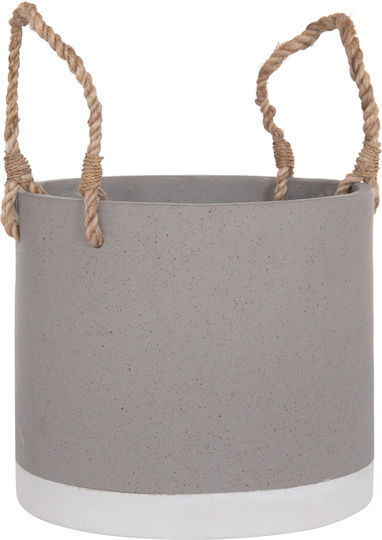 HomeMarkt Tryll Γλάστρα Τσιμεντένια Γκρι 21x21εκ.