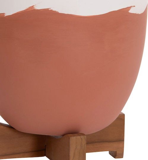 HomeMarkt Set of 2 Terracotta Ceramic Flower Pots 25x25cm
