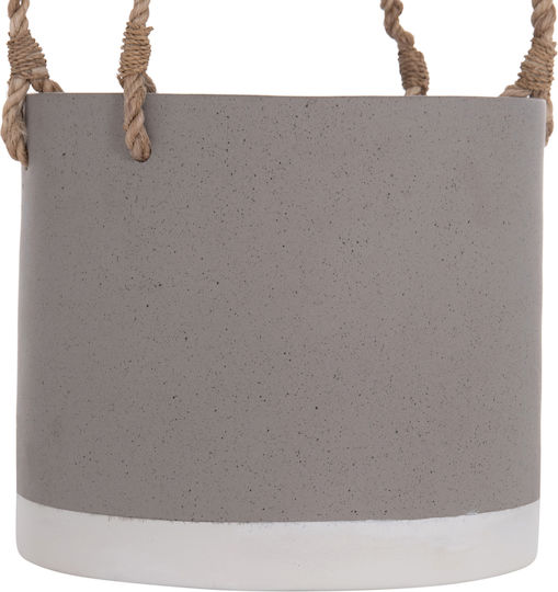 HomeMarkt Tryll Γλάστρα Τσιμεντένια Γκρι 21x21εκ.