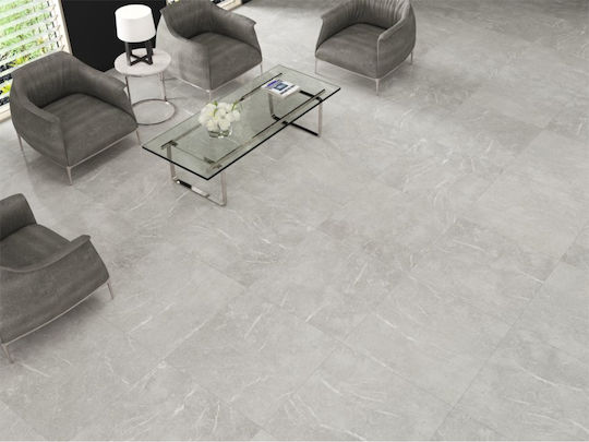 Azulejos Benadresa Плочка Порцеланов Сияен 80x80см Smoke