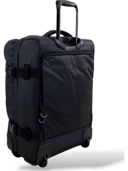 Diplomat Cabin Travel Suitcase Black With 2 Wheels Height 55cm