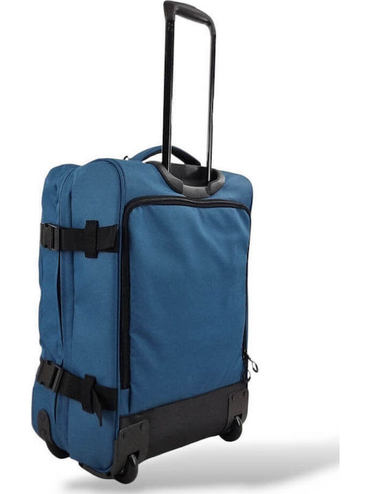 Diplomat Cabin Blue Suitcase With 2 Wheels Height 55cm