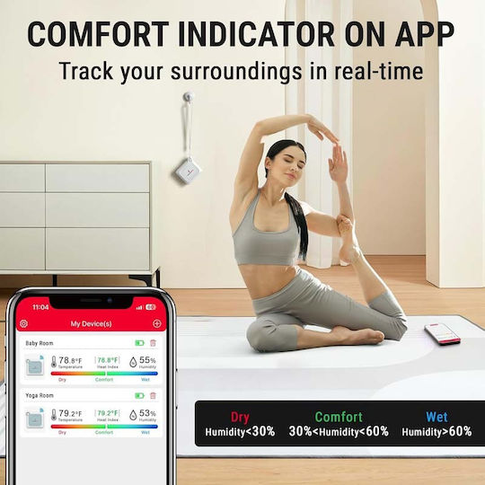Thermo Pro Υγρασιόμετρo για Χρήση σε Εσωτερικό Χώρο