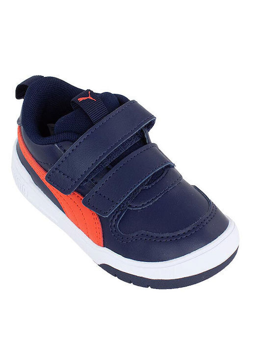 Multiflex Kids Sneakers with Scratch Navy Blue