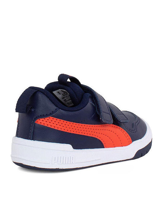 Multiflex Kids Sneakers with Scratch Navy Blue
