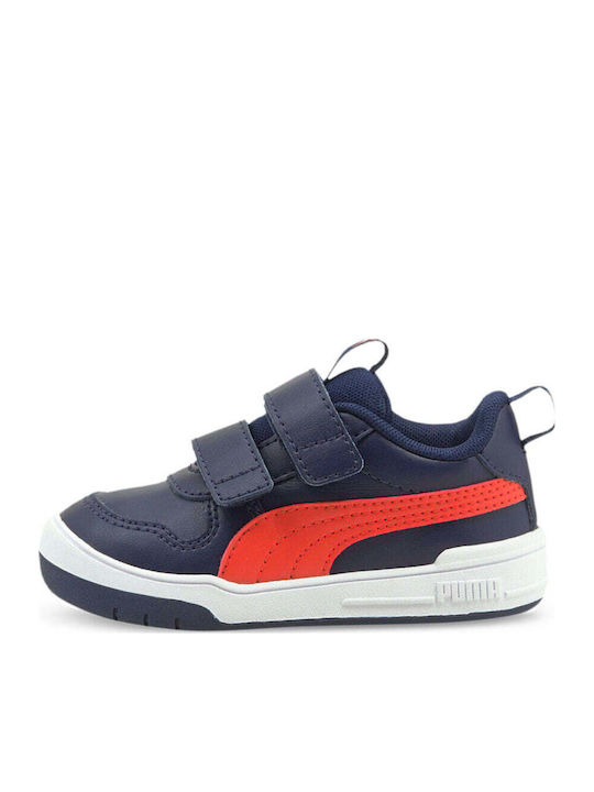 Multiflex Kids Sneakers with Scratch Navy Blue