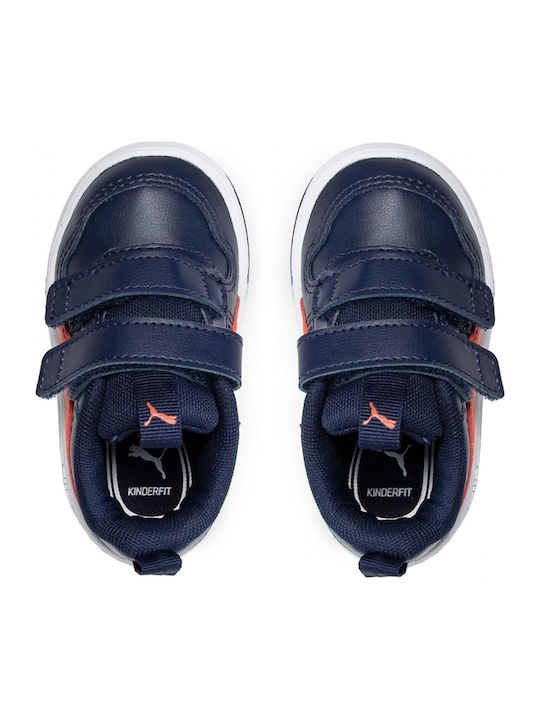 Multiflex Kids Sneakers with Scratch Navy Blue