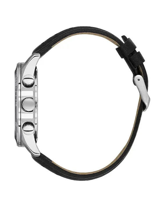 Daniel Klein Herrenuhr 43.5mm Batterie mit Blau Lederarmband