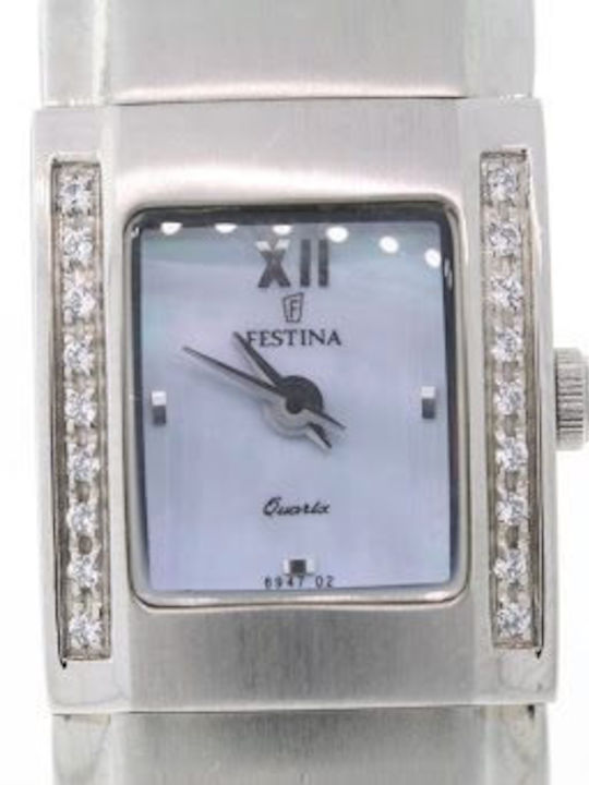 Festina Men's Watch 18mm Battery with Silver Metal Bracelet