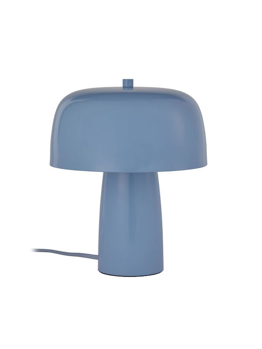 Butlers Tischlampe mit Blau Schirm und Basis