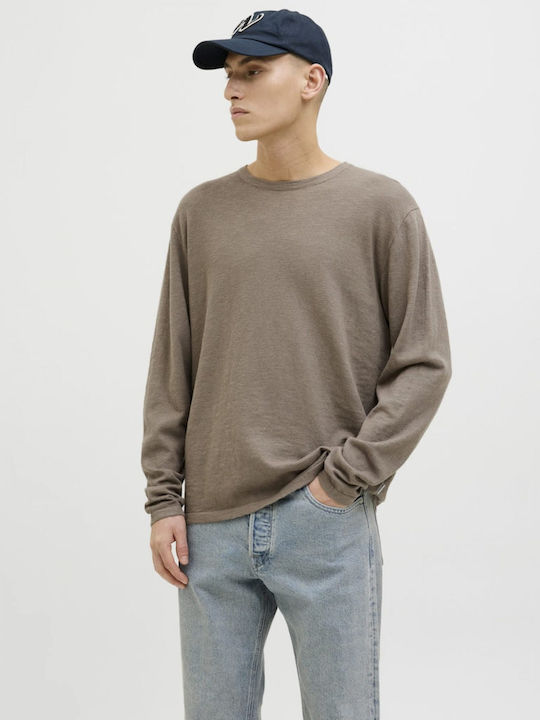 Langarm-Pullover Brown