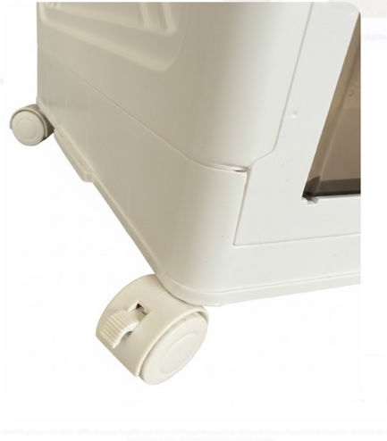 Kleiderschrank Büro Ice White 70x41x115cm