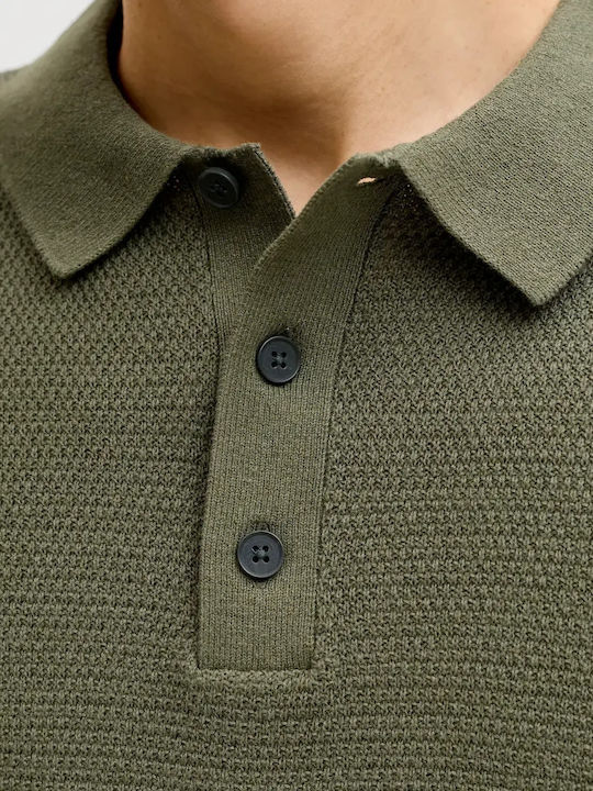 Polo Short Sleeve Blouse Dusty Olive