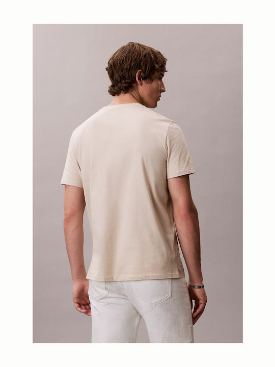 Calvin Klein T-shirt Μπεζ Calvin Klein T-shirt Μπεζ