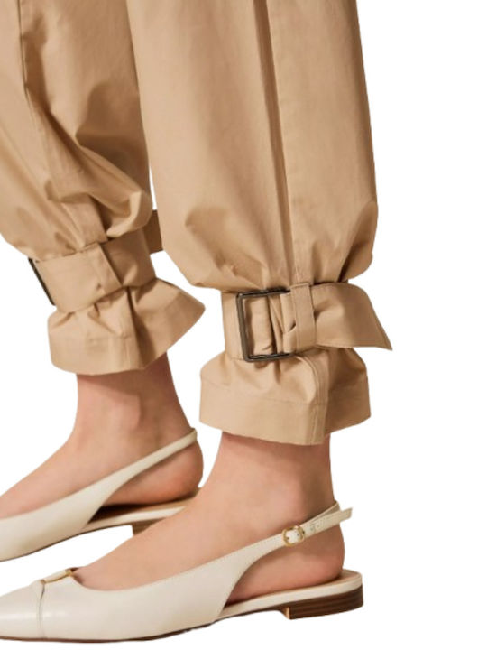 Women's Fabric Trousers Safari