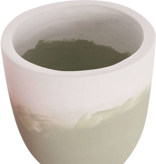 Freebox Set 2 Ghivece Terracotta, White, Green
