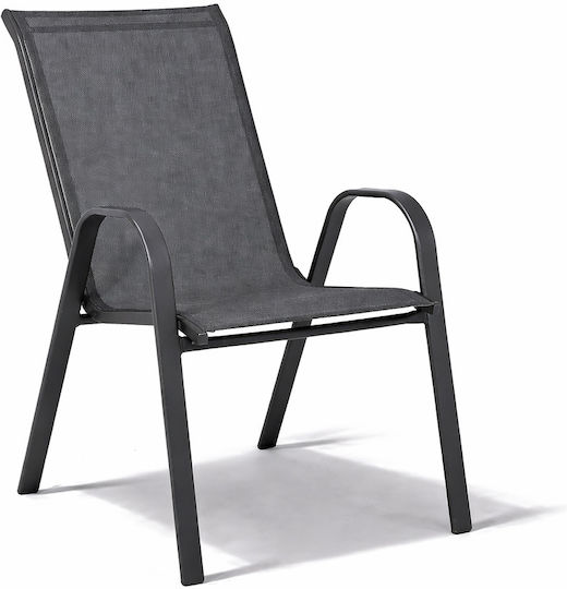 Garten- und Outdoor-Möbelsets für kleinen Raum Paros 3 Stück Anthrazit