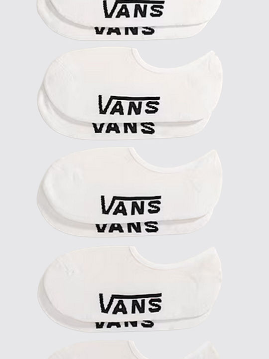 Vans Classic Socks White 6Pack Vans Classic Socks White 6Pack
