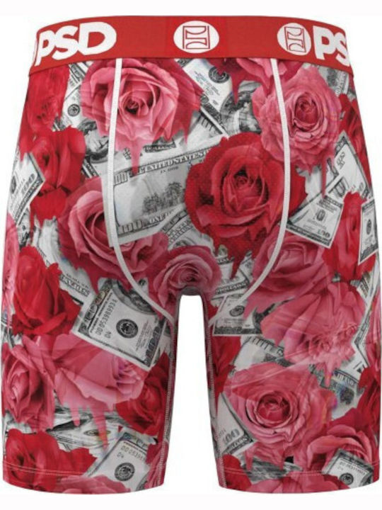 Men's Boxer Red with Patterns