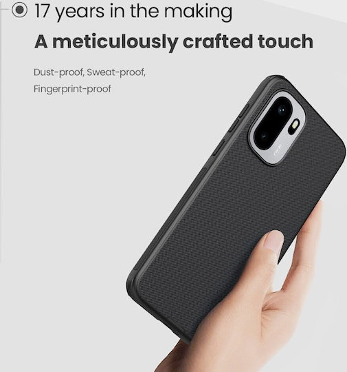 Nillkin Super Frosted Pro Rückseite Umschlag Schwarz Für OnePlus 15R