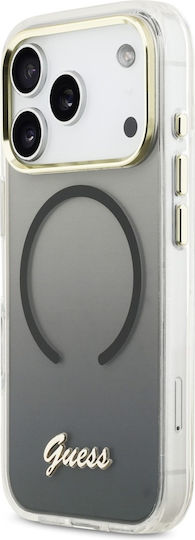 Guess Guess Iml Gradient Script Rückseite Kunststoff Schwarz Für iPhone 17 Pro Max