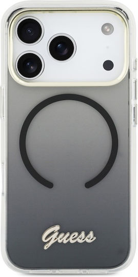 Guess Guess Iml Gradient Script Rückseite Kunststoff Schwarz Für iPhone 17 Pro Max