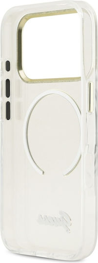 Guess Guess Iml Script Handyhülle Kunststoff / Silikon Transparent (iPhone 17 Pro)