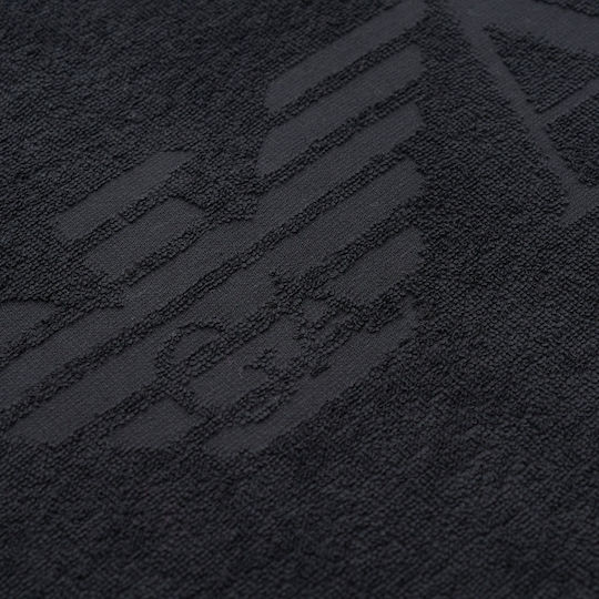 Emporio Armani Beach Towel Cotton Black