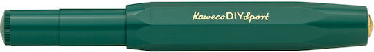 Kaweco Sport Stilou Medium Verde Cu Cerneală Roșie