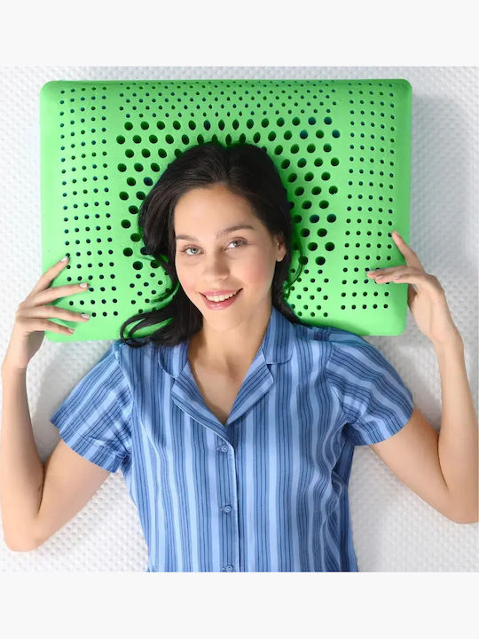 Mentas Orthopedic Neck Pillow Green 60x40x15.5cm