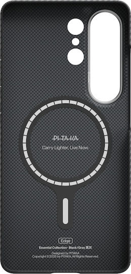 Θήκη Pitaka Edge Magsafe Samsung Galaxy S26 Ultra Μαύρο Γκρι Twill