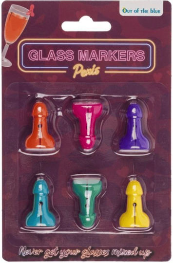 Out of the Blue Party Glass