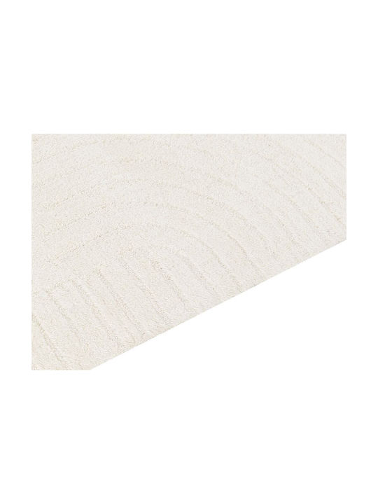 Beliani Teppich Rechteckig Wolle Beige