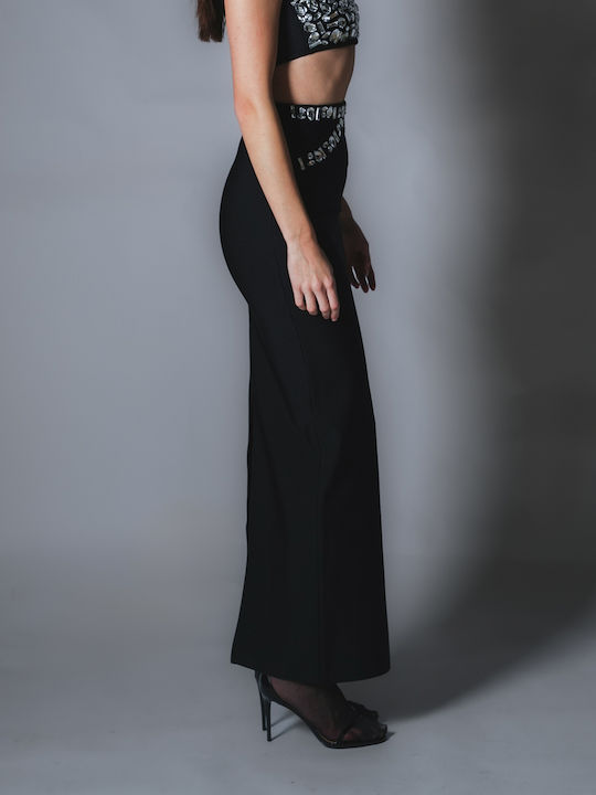 Pencil High-waisted Skirt Black