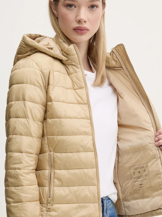 Jachetă de femei Puffer Auriu