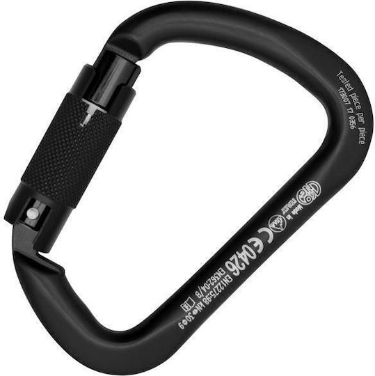 Καραμπίνερ Αυτόματο Kong X-large Auto Lock Black Μαύρο 711mm0nnnkk