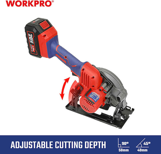 WorkPro WP393003 Циркулярна пила Самостоятелна