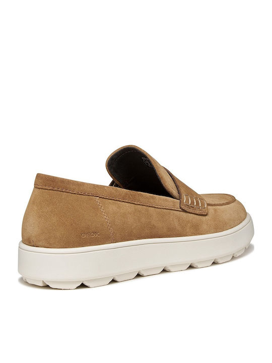 Spherica Ecub-1 B Men's Suede Loafers Tabac Brown