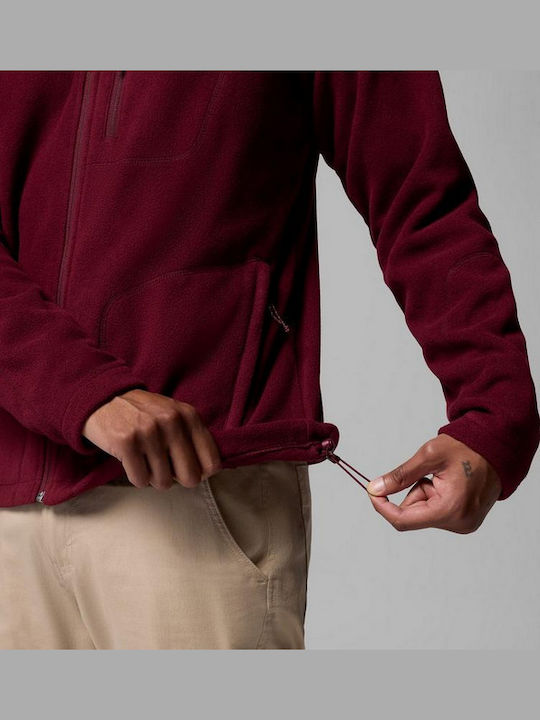Fast Trek Ii Full Ανδρική Ζακέτα Fleece Rich Wine