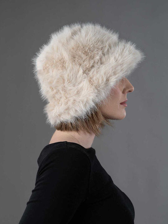 Elusso. Furry Women's Hat Beige