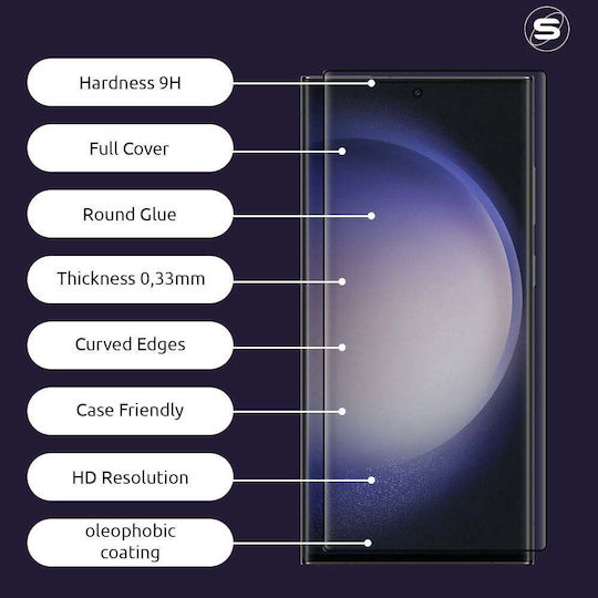 Curvy Glass Sonique Premium Series Hd Vollständiger Schutz 9h Honor 400 Pro 5g Schwarz