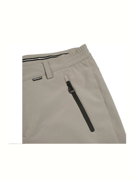 Icepeak 857010542-245 Men's Trousers for Ski & Snowboard Soft Shell Beige