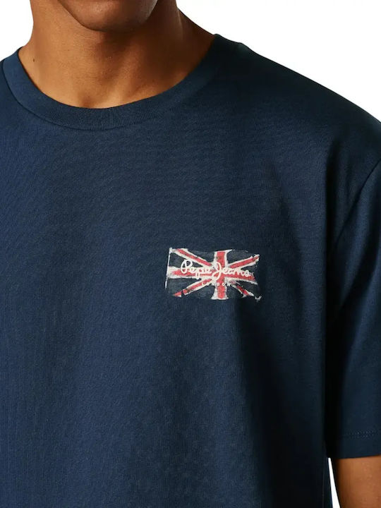 Flag Flag T-shirt Blue