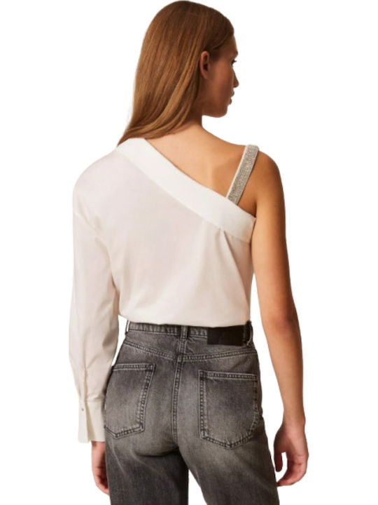 Μακρυμάνικο Γυναικείο Πουκάμισο Off White