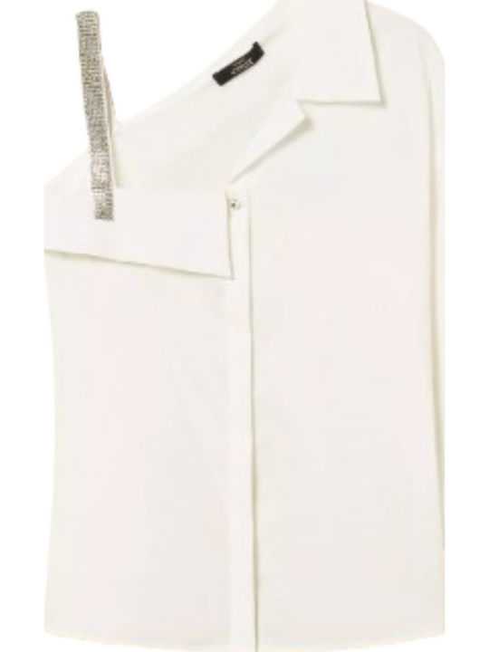 Μακρυμάνικο Γυναικείο Πουκάμισο Off White