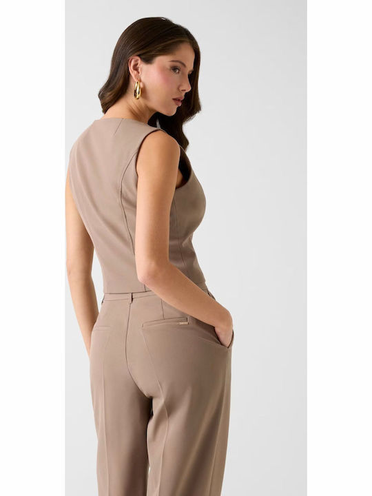 Guess Kurz Damen Blazer Brown