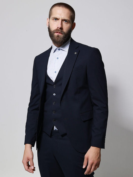 Herrenanzug mit Weste Navy