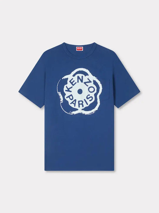 Boke Flower 2.0 Тениска Дълбоко Синьо